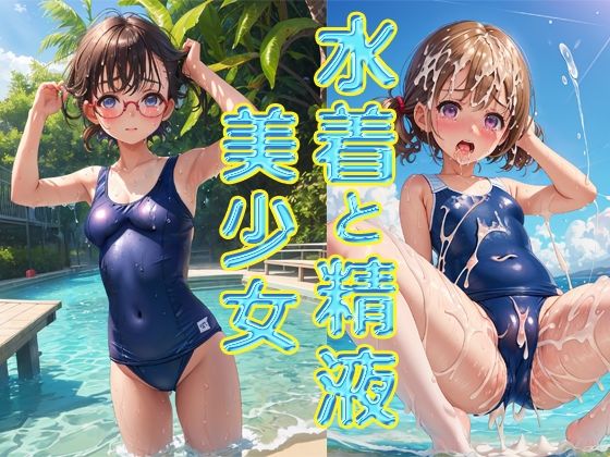 水着と精液と美少女